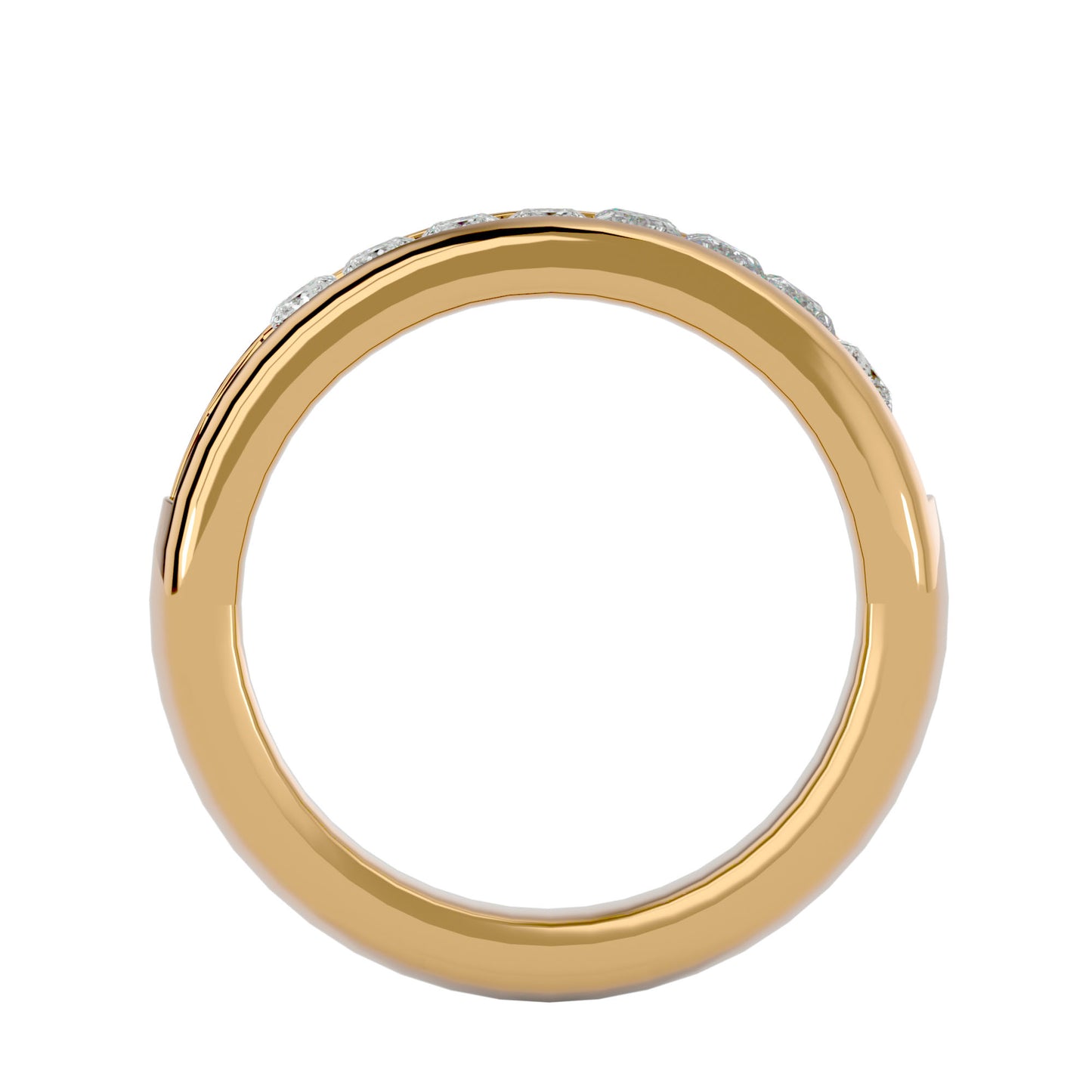 7 stone Princess diamond ring