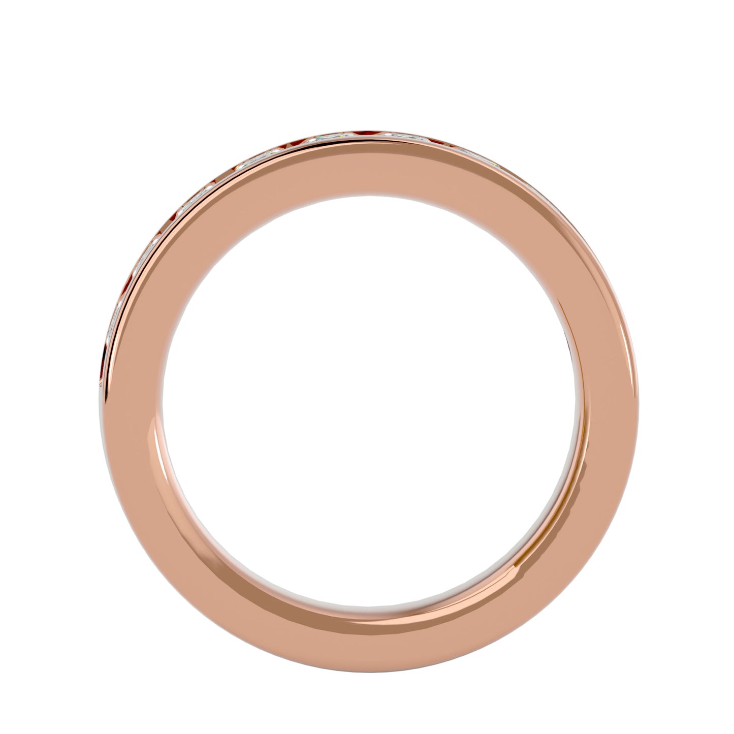 Juno round half eterniry ring