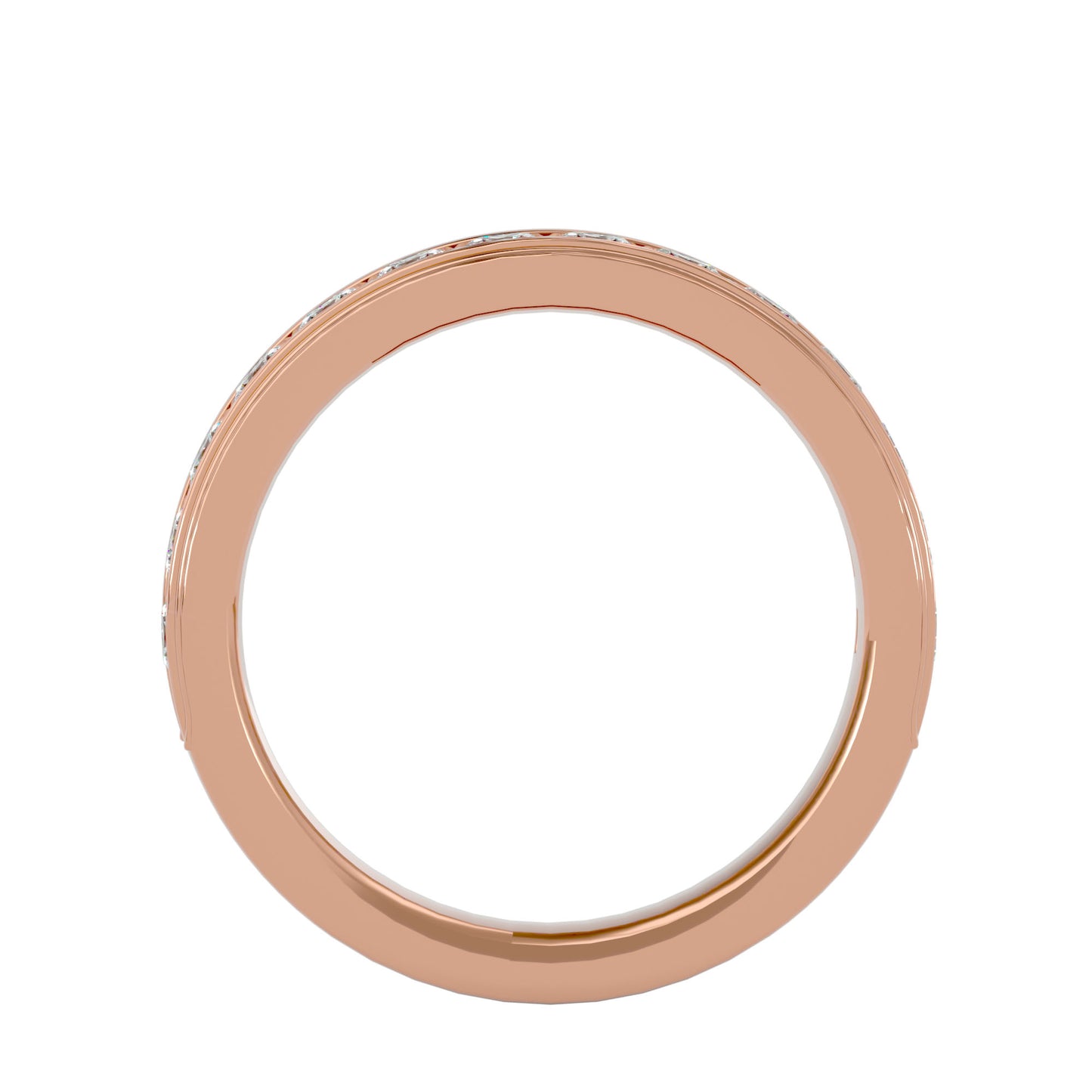 Jeden round half eternity ring