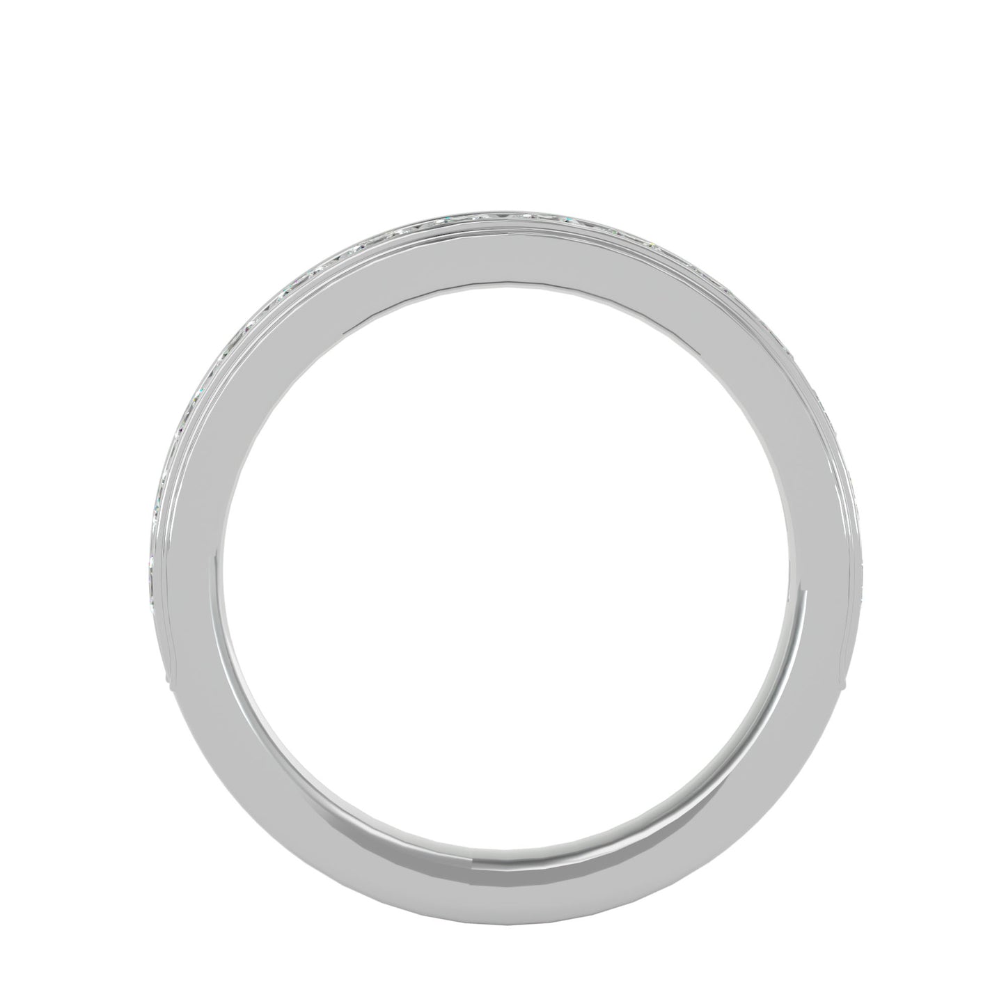 Jeden round half eternity ring