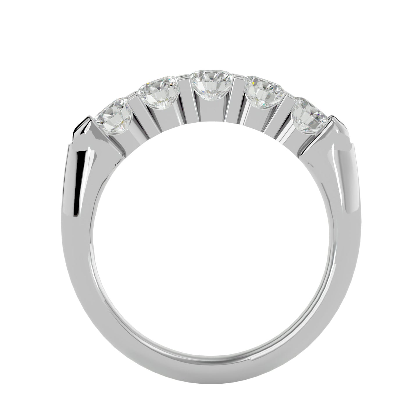 Kenny round 5 stone diamond ring