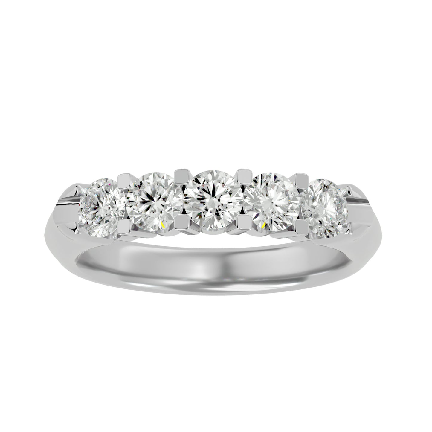 Kenny round 5 stone diamond ring