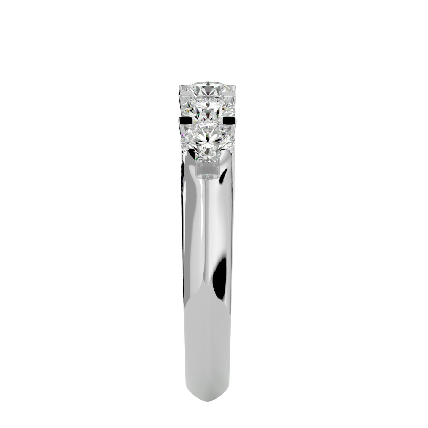 Kenny round 5 stone diamond ring