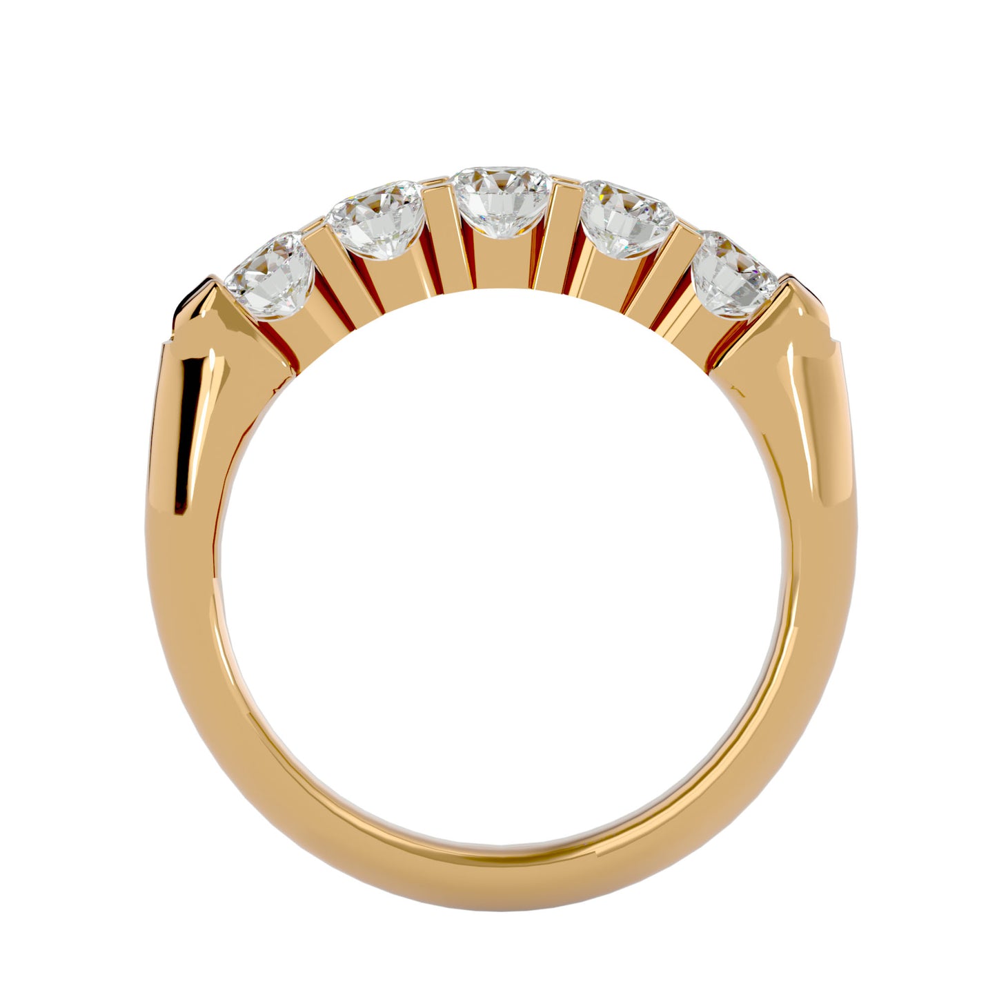 Kenny round 5 stone diamond ring