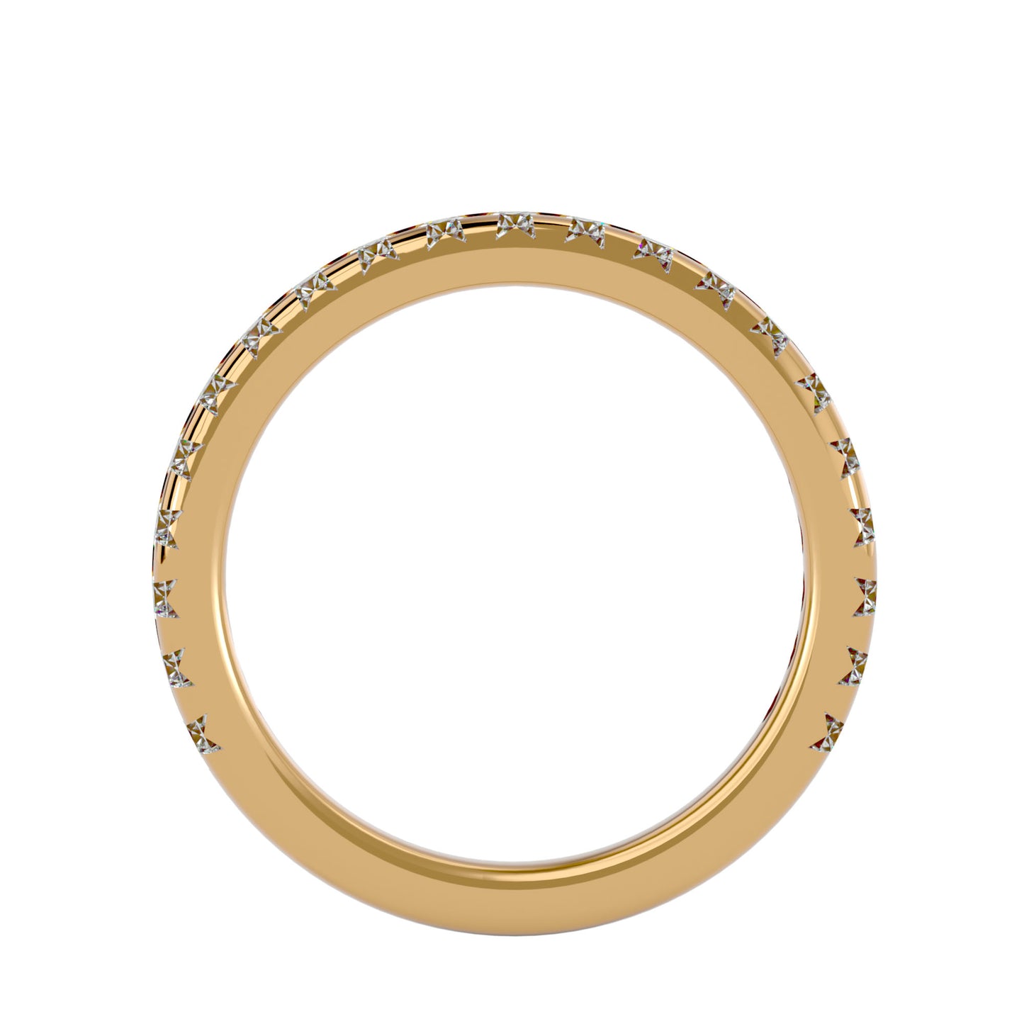Victoria half etertnity diamond ring