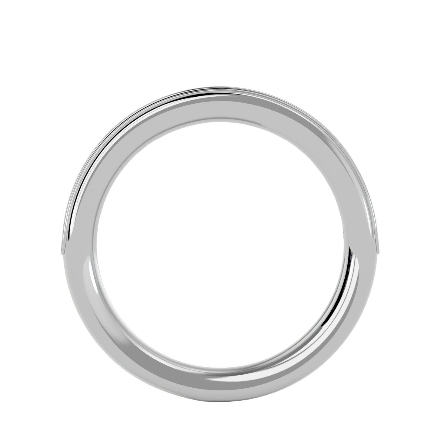 Jo pave half eternity diamond ring