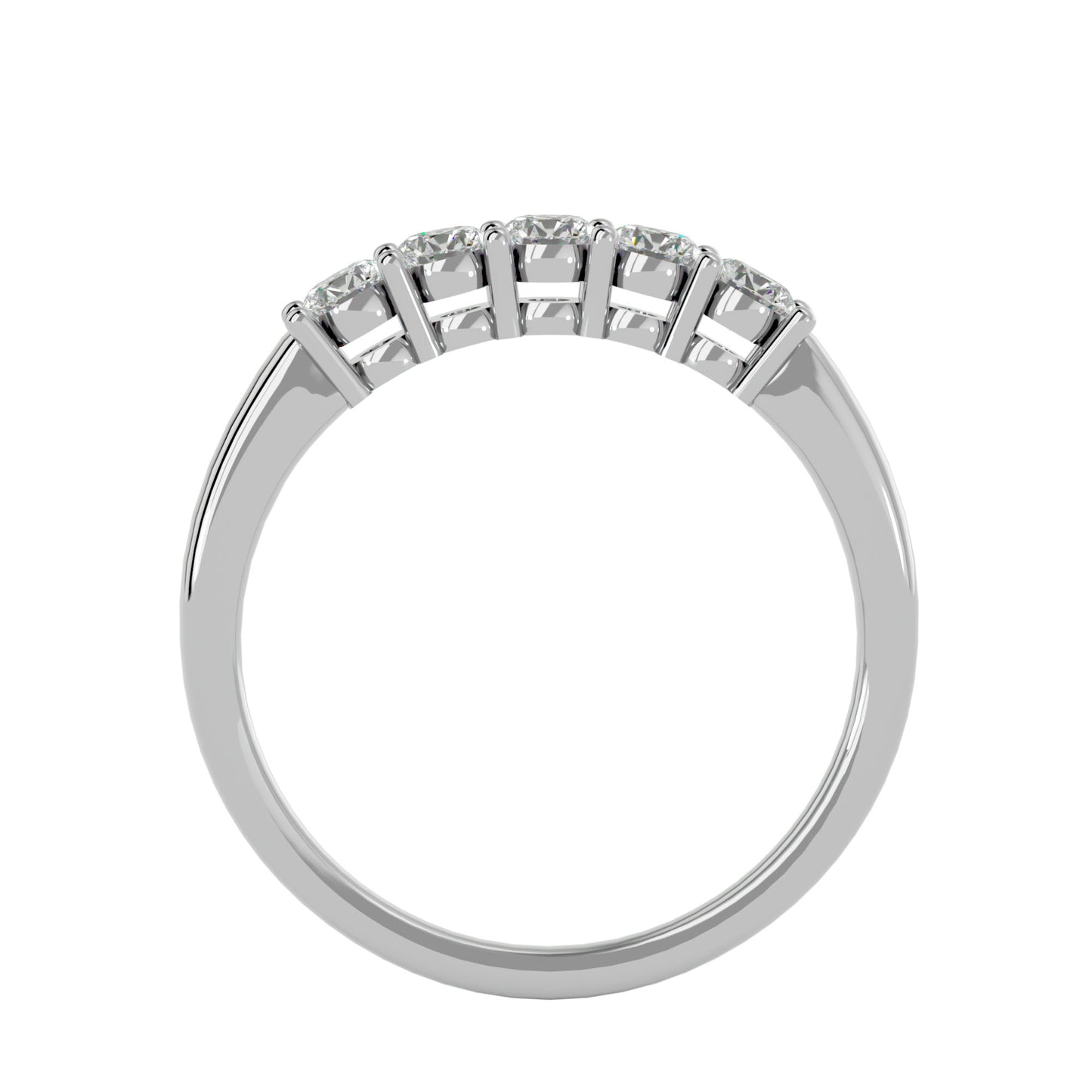 Suily 5 stone diamond ring