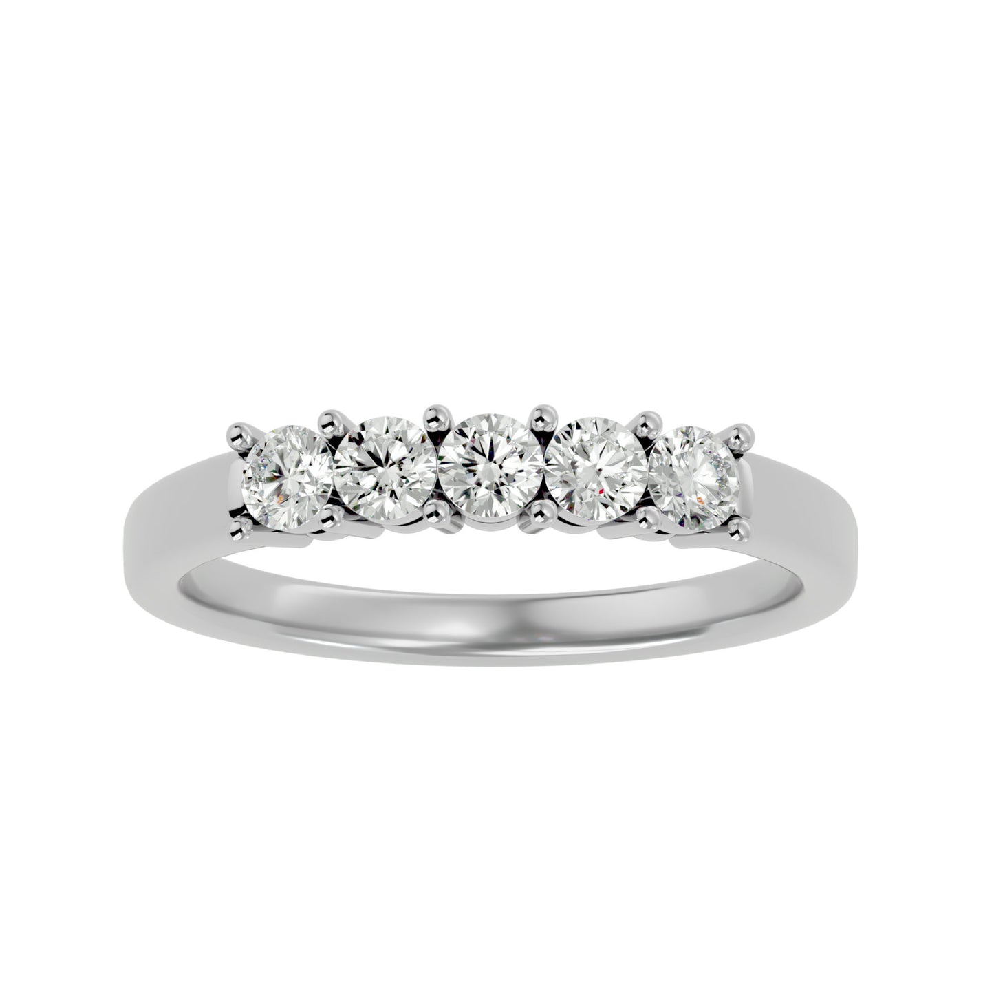Suily 5 stone diamond ring