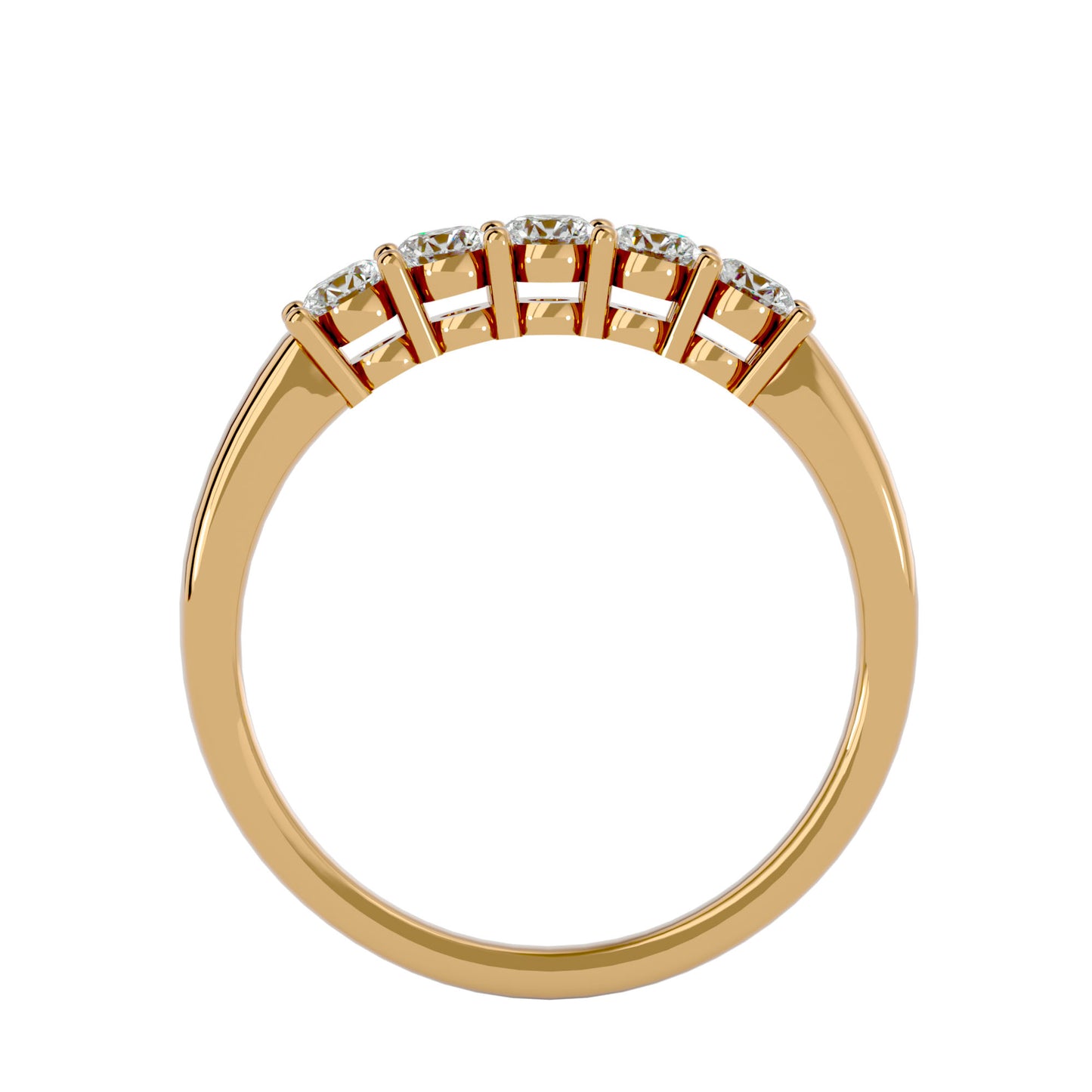 Suily 5 stone diamond ring
