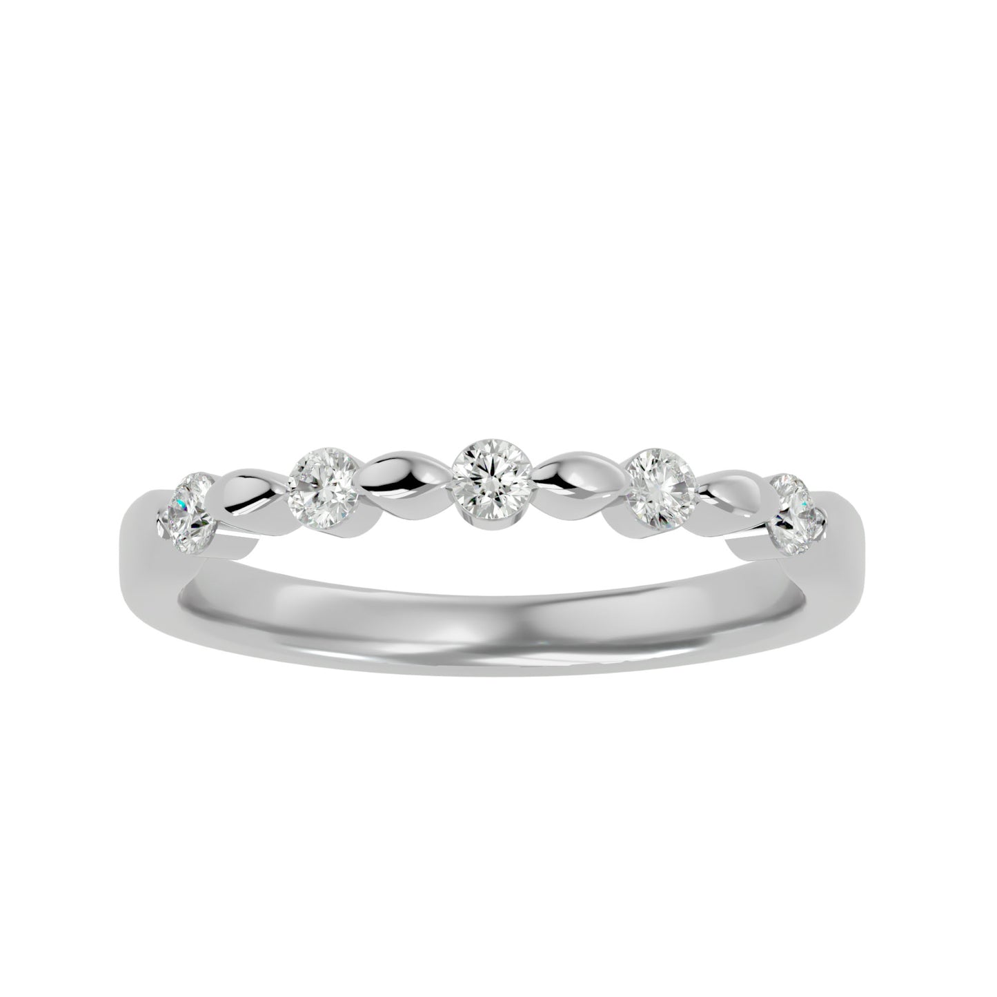 Forever 5 stone diamond ring