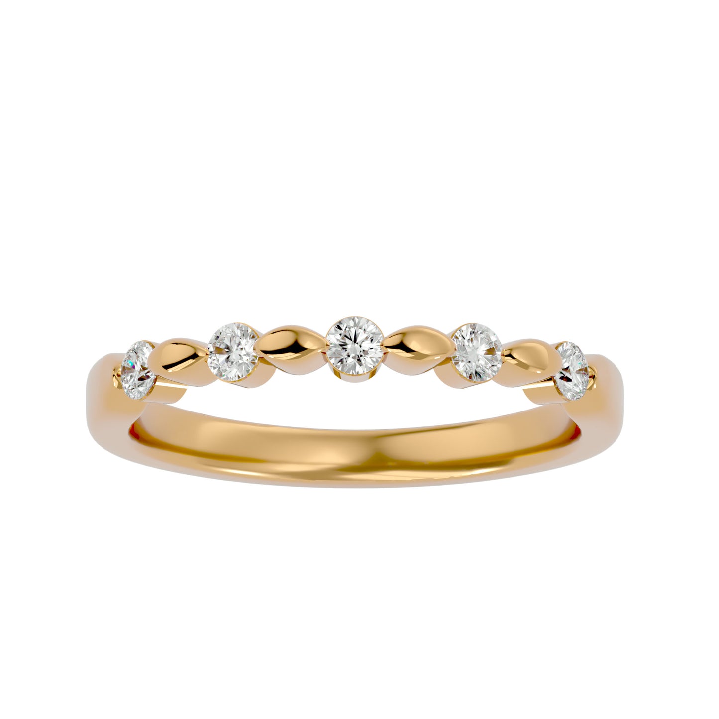 Forever 5 stone diamond ring