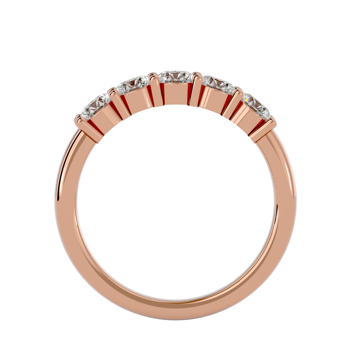 Rome 5 stone diamond ring