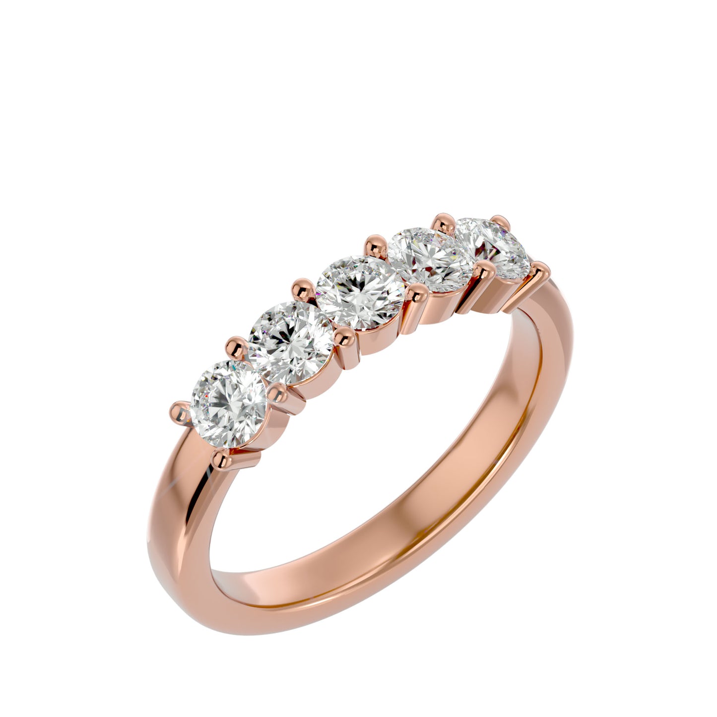 Rome 5 stone diamond ring