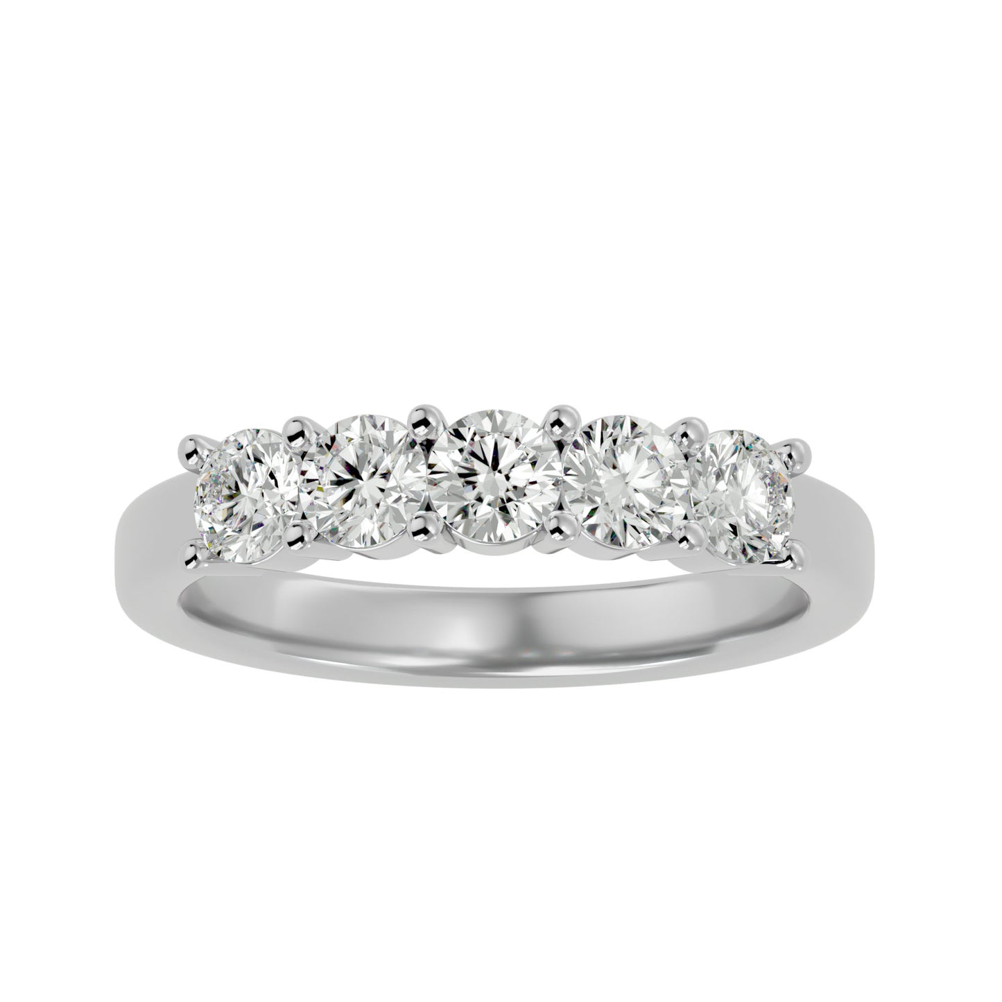 Rome 5 stone diamond ring