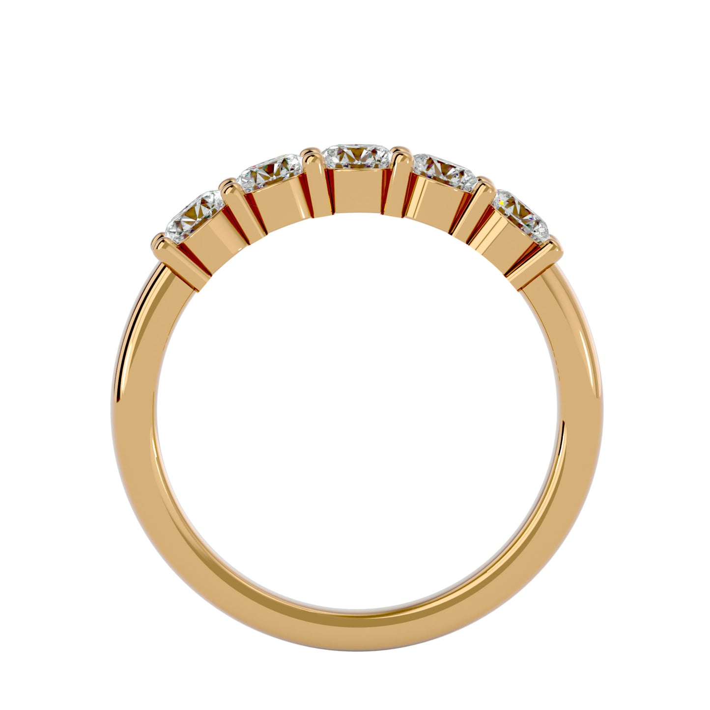 Rome 5 stone diamond ring