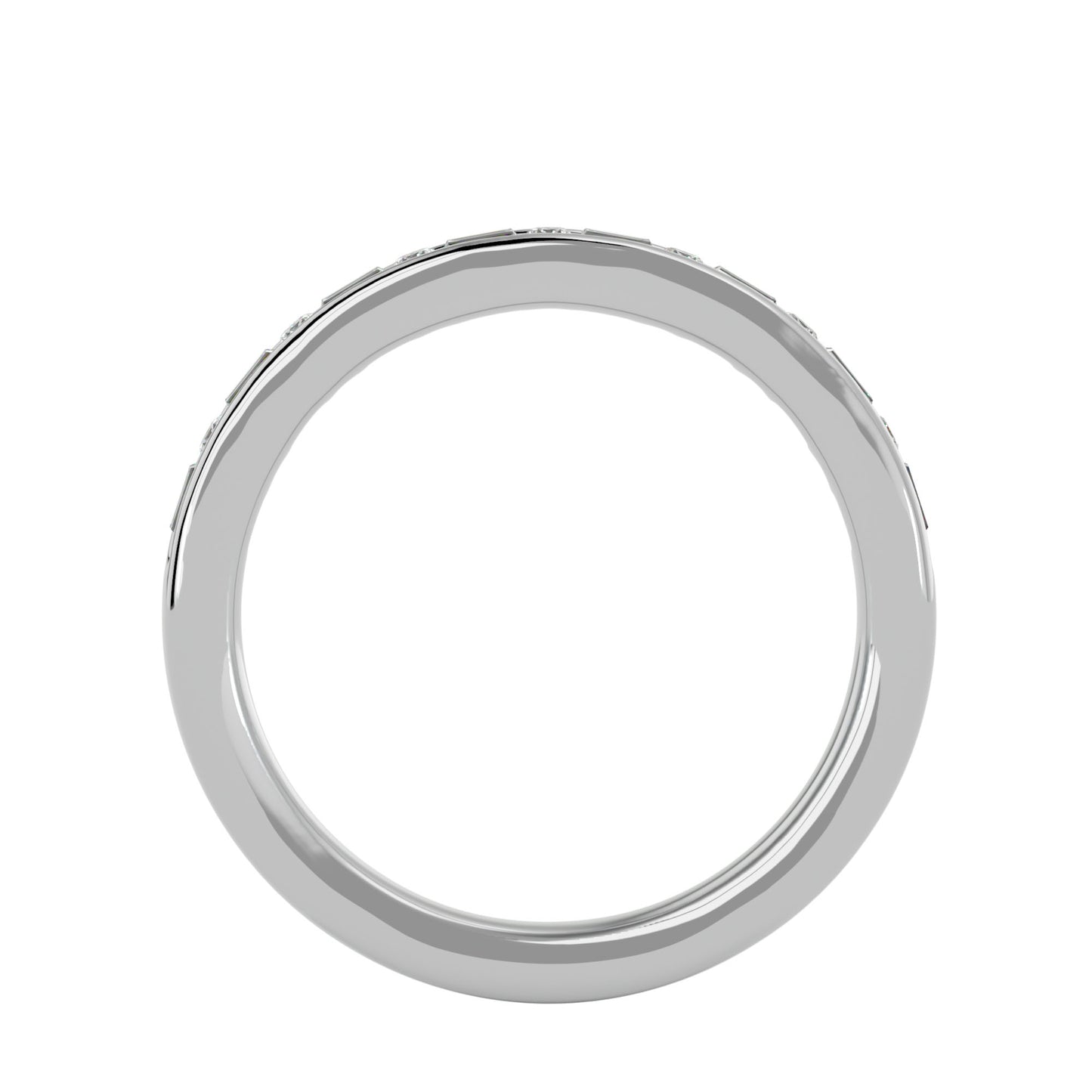 Sherlyn baguette & round diamond ring