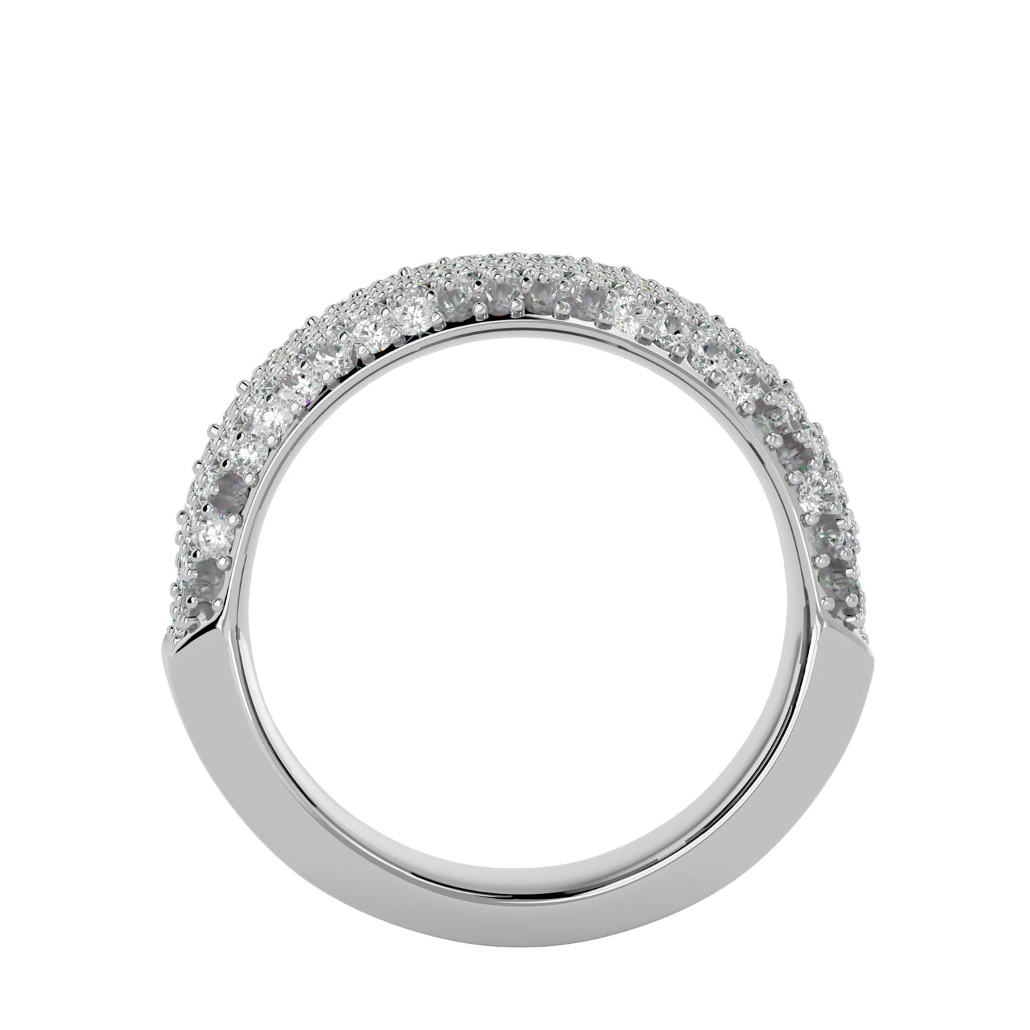 7 line diamond ring