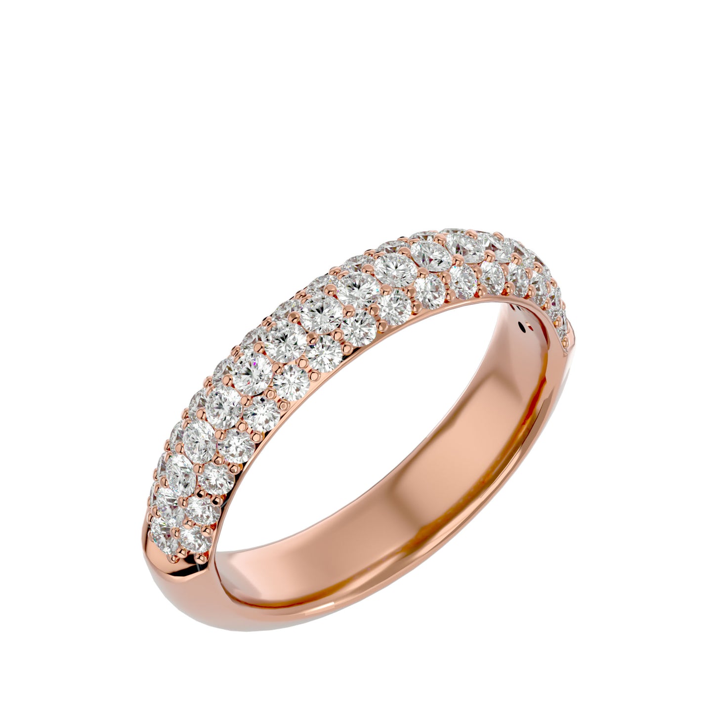 3 line diamond ring