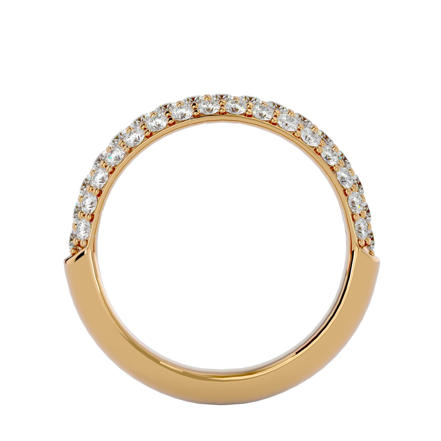 3 line diamond ring