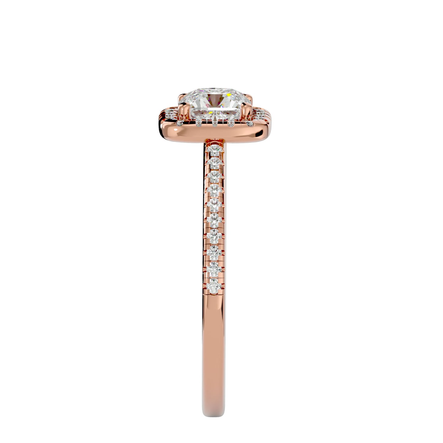 Jennifer Halo Diamond Engagement ring
