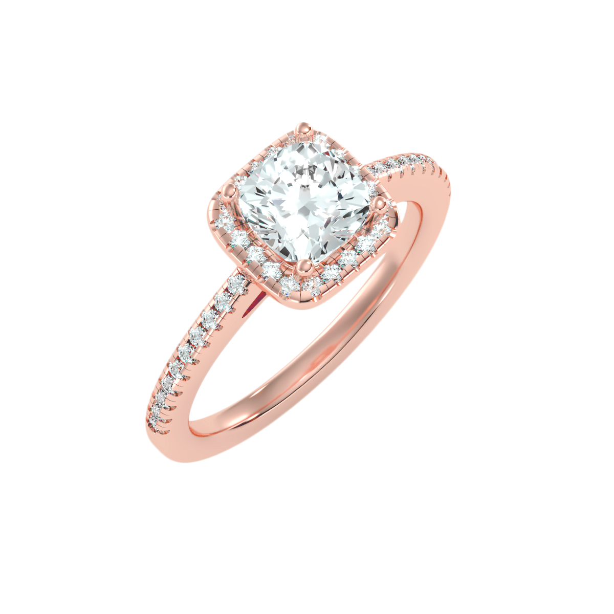 Jennifer Halo Diamond Engagement ring