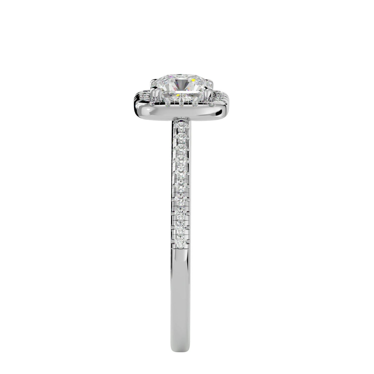 Jennifer Halo Diamond Engagement ring