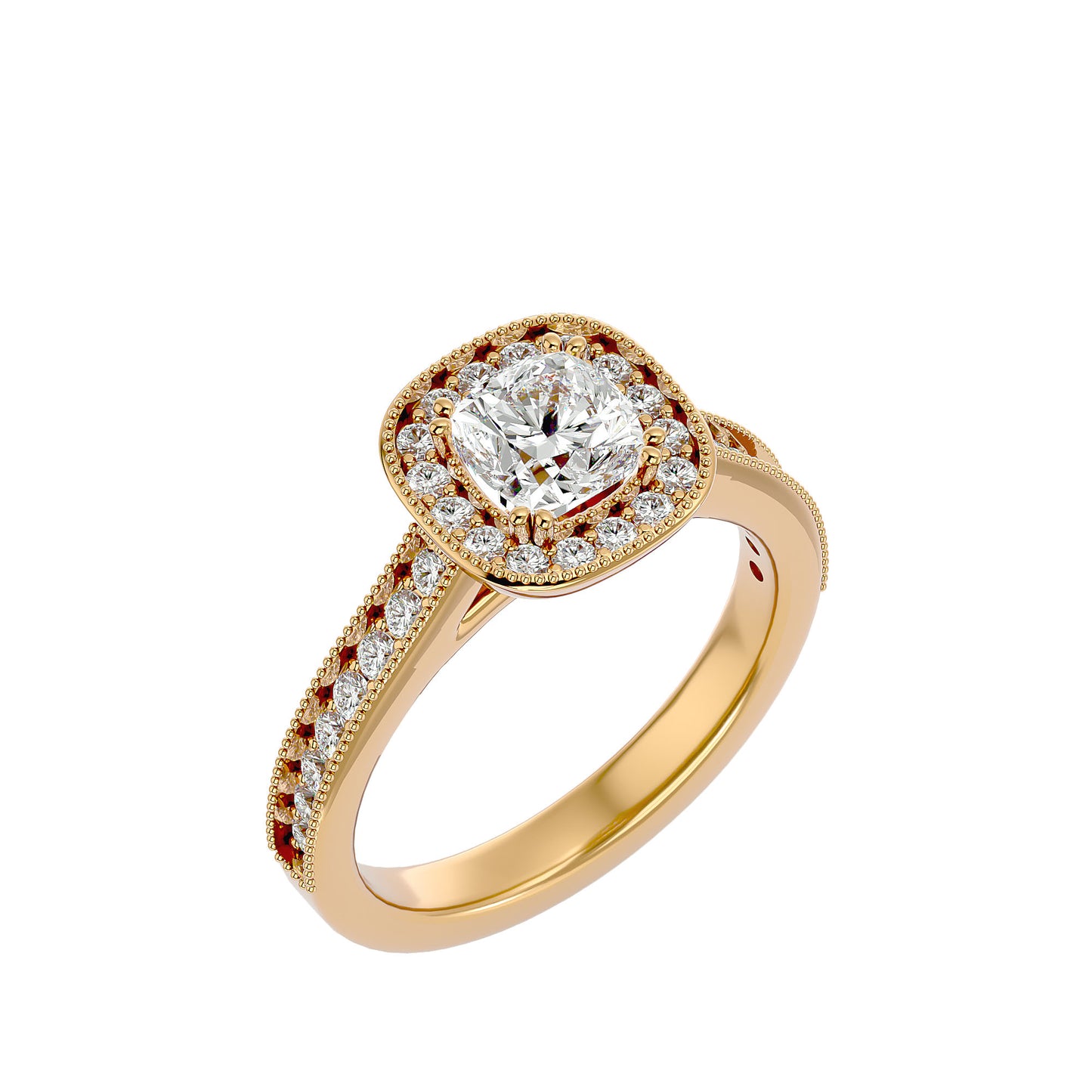 Alena diamond engagement ring