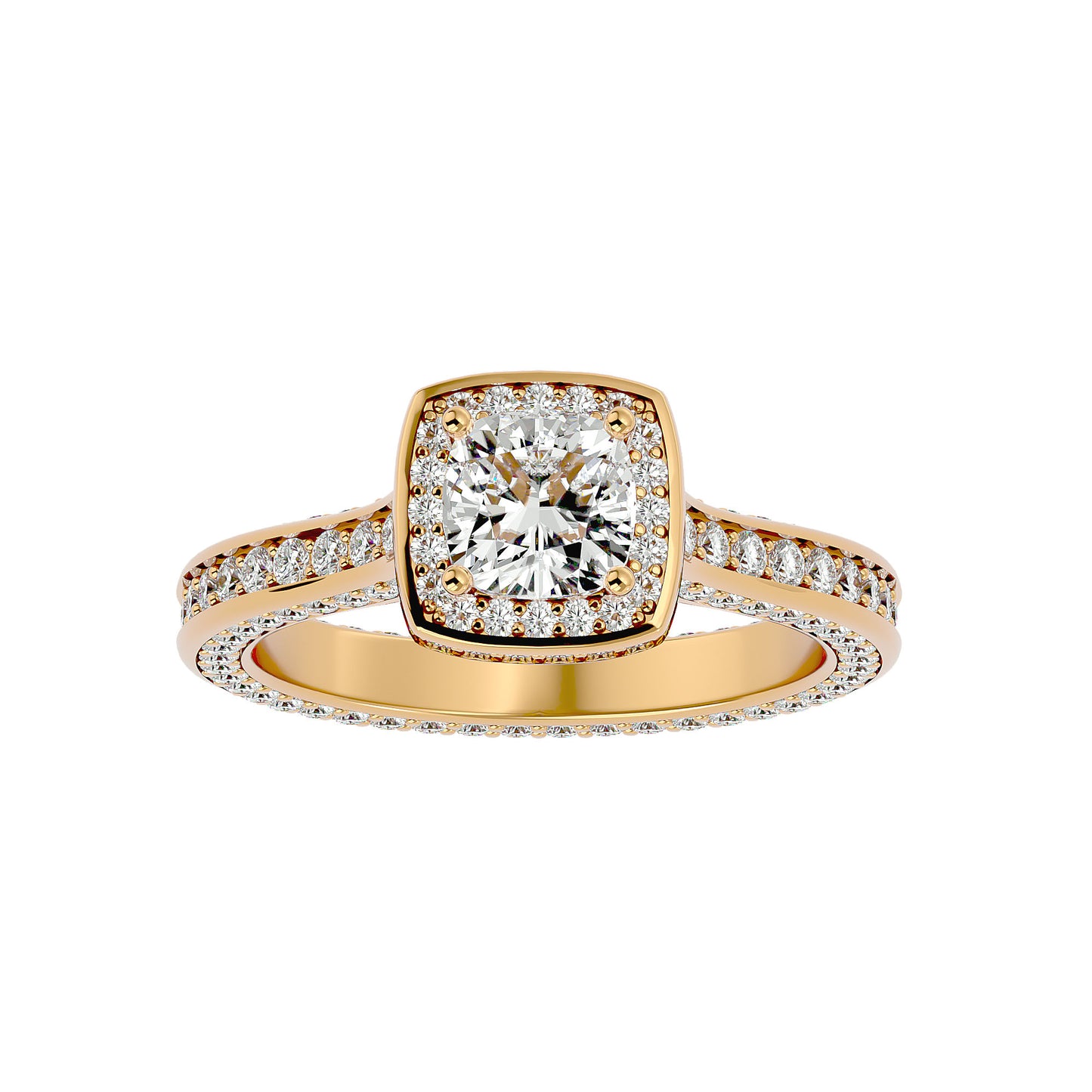Bonnie halo diamond engagement ring