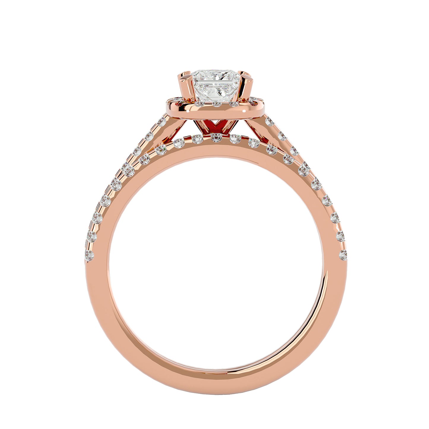 Zavi bold diamond engagement ring