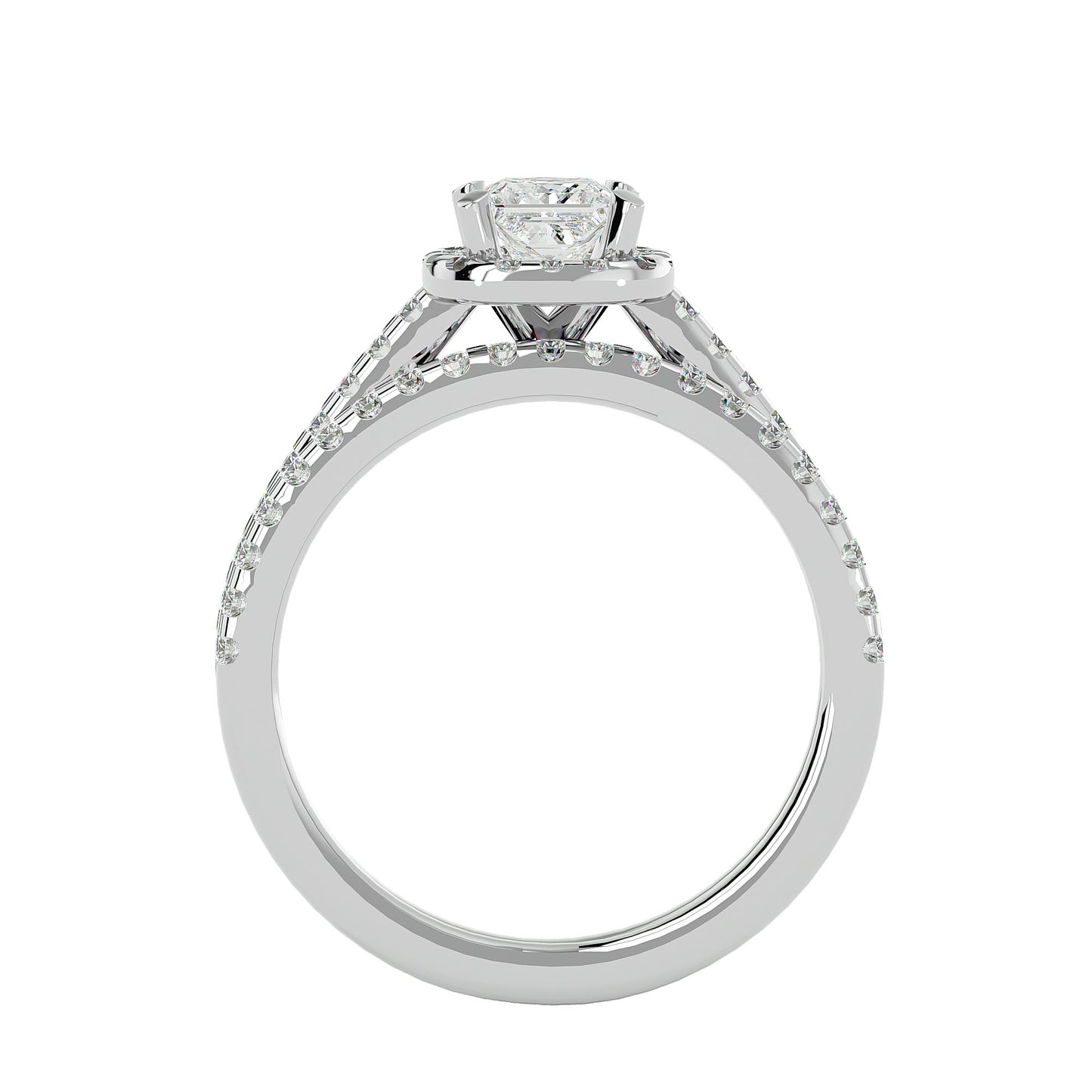 Zavi bold diamond engagement ring