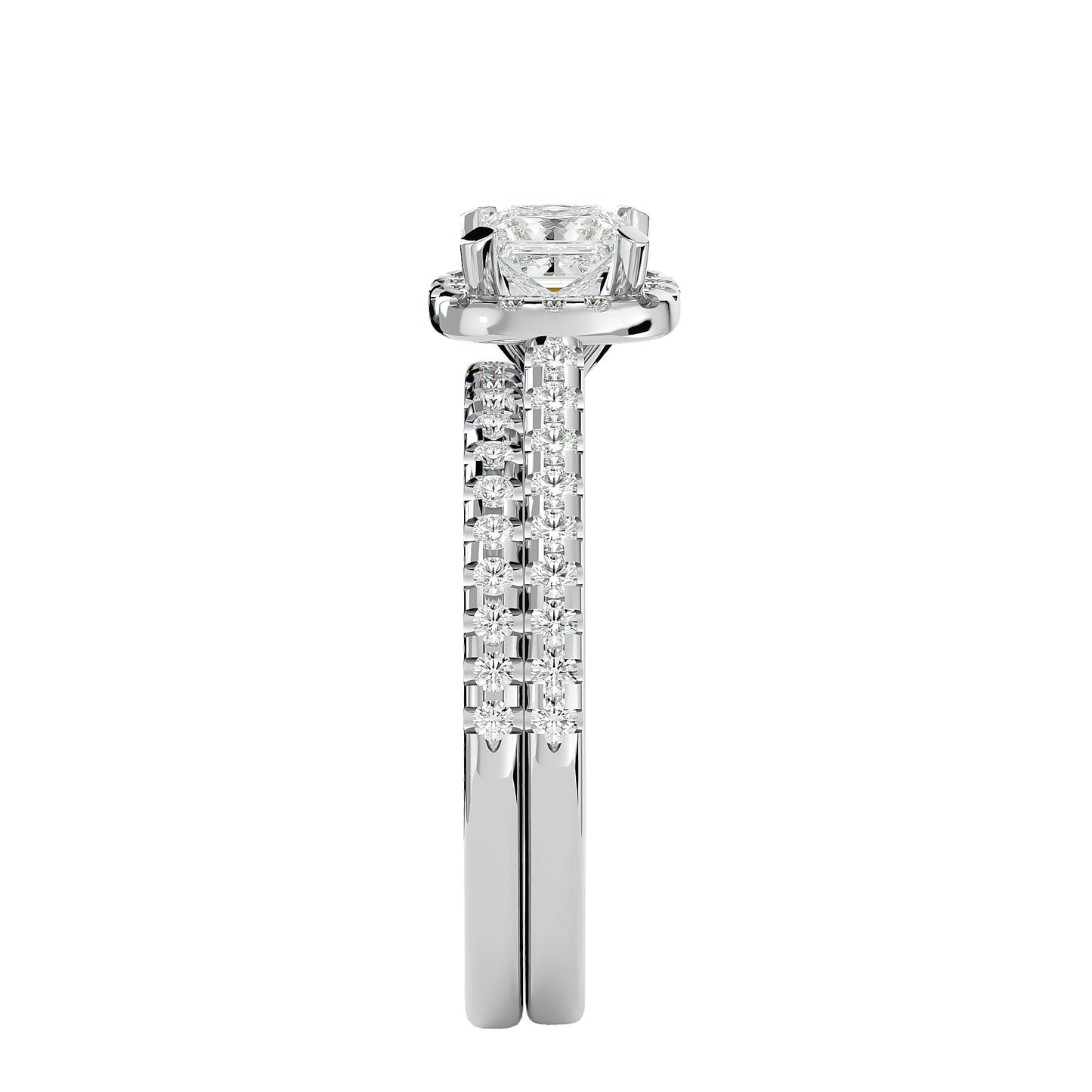 Zavi bold diamond engagement ring