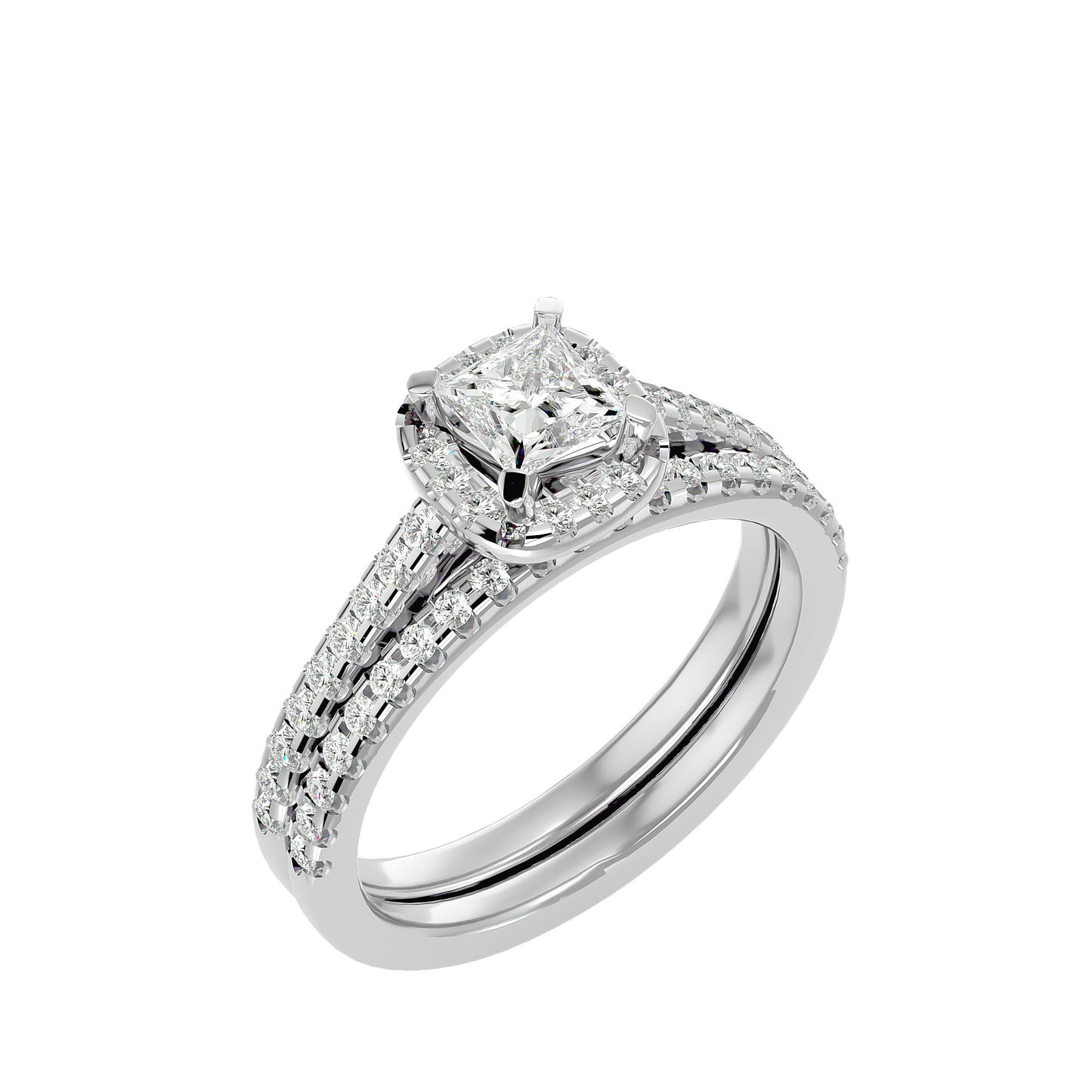 Zavi bold diamond engagement ring