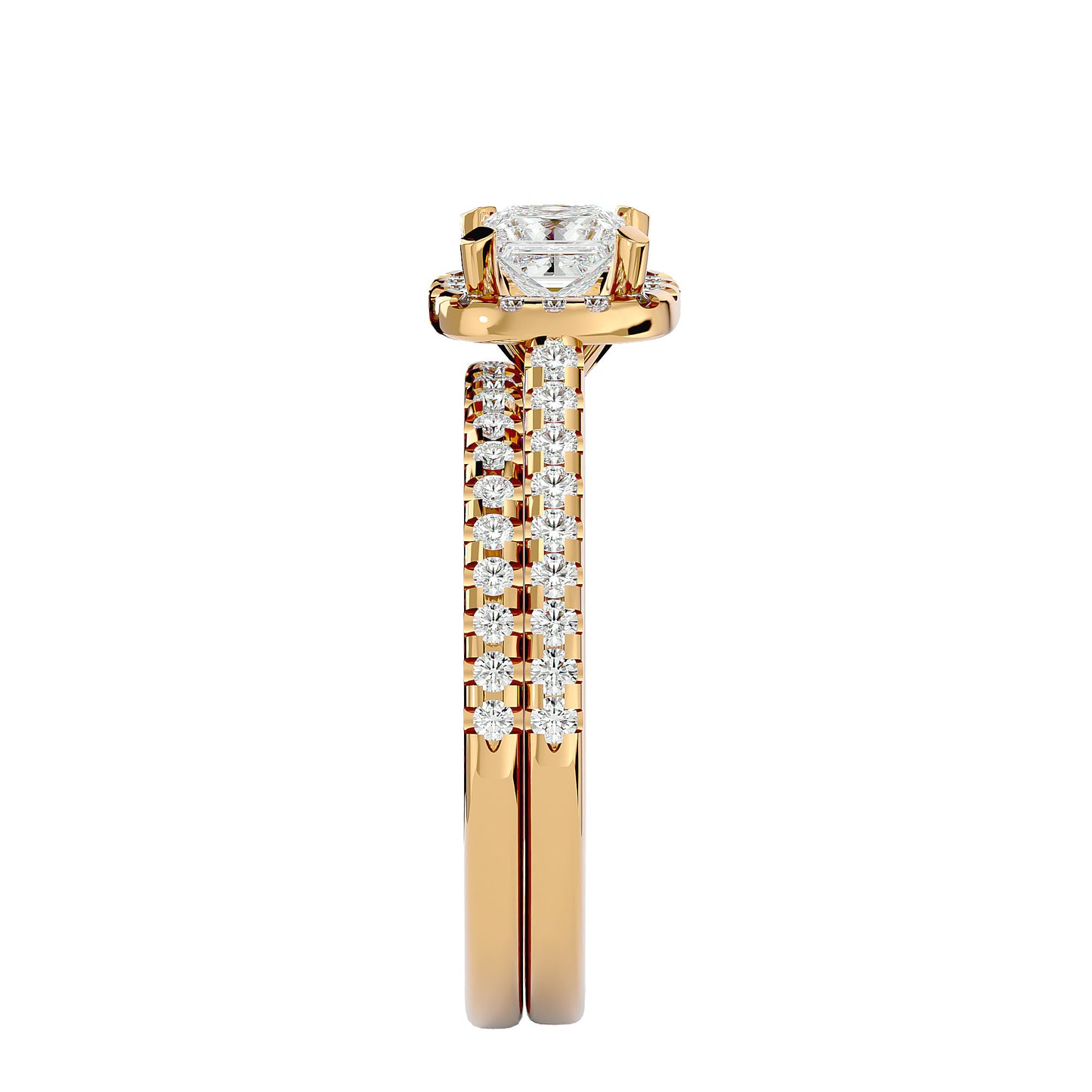 Zavi bold diamond engagement ring
