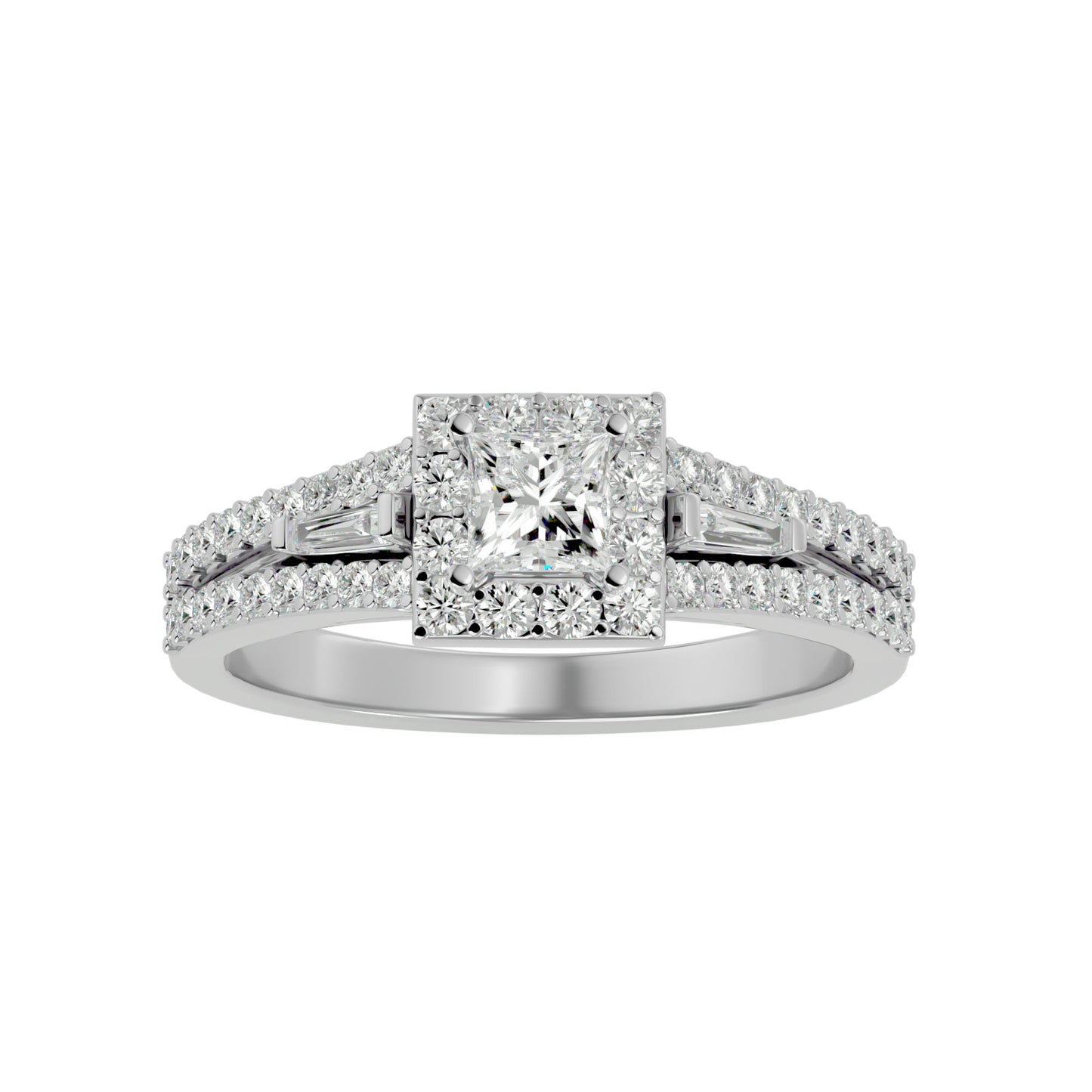 Willy bold channel setting diamond engagement ring