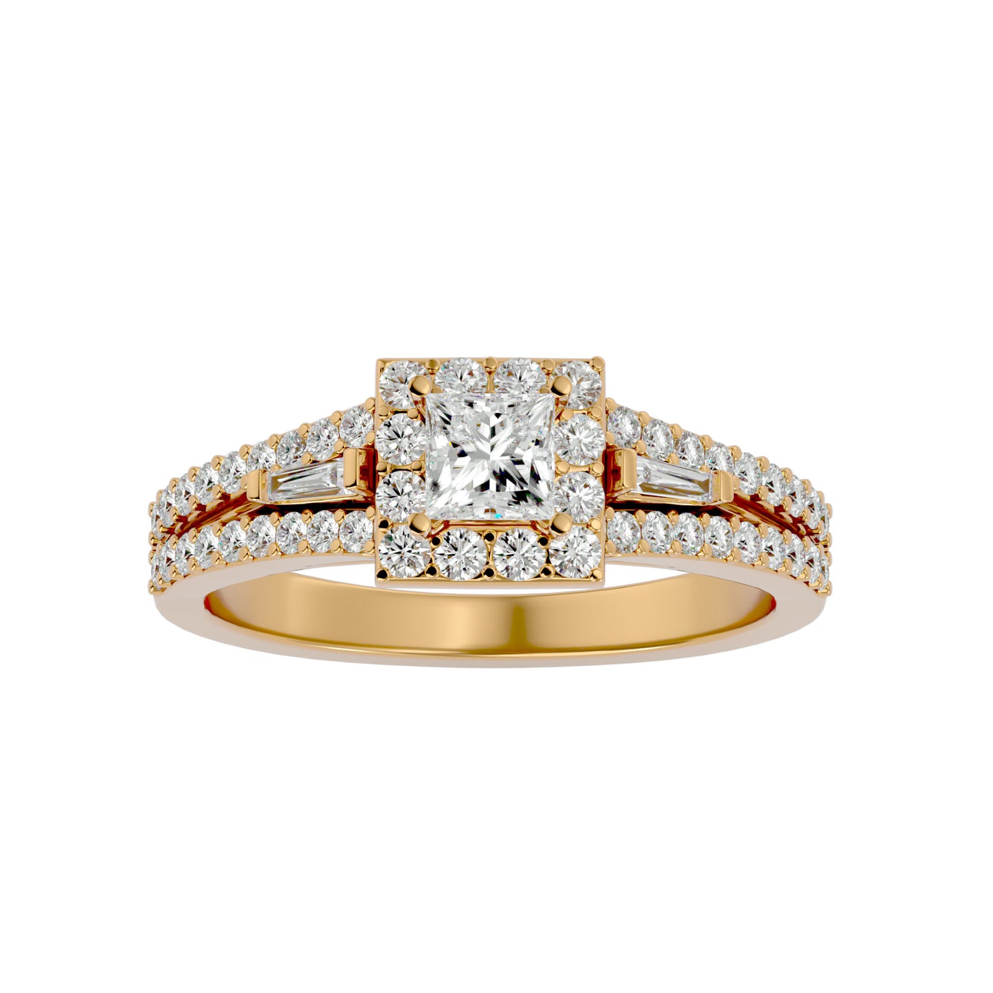 Willy bold channel setting diamond engagement ring