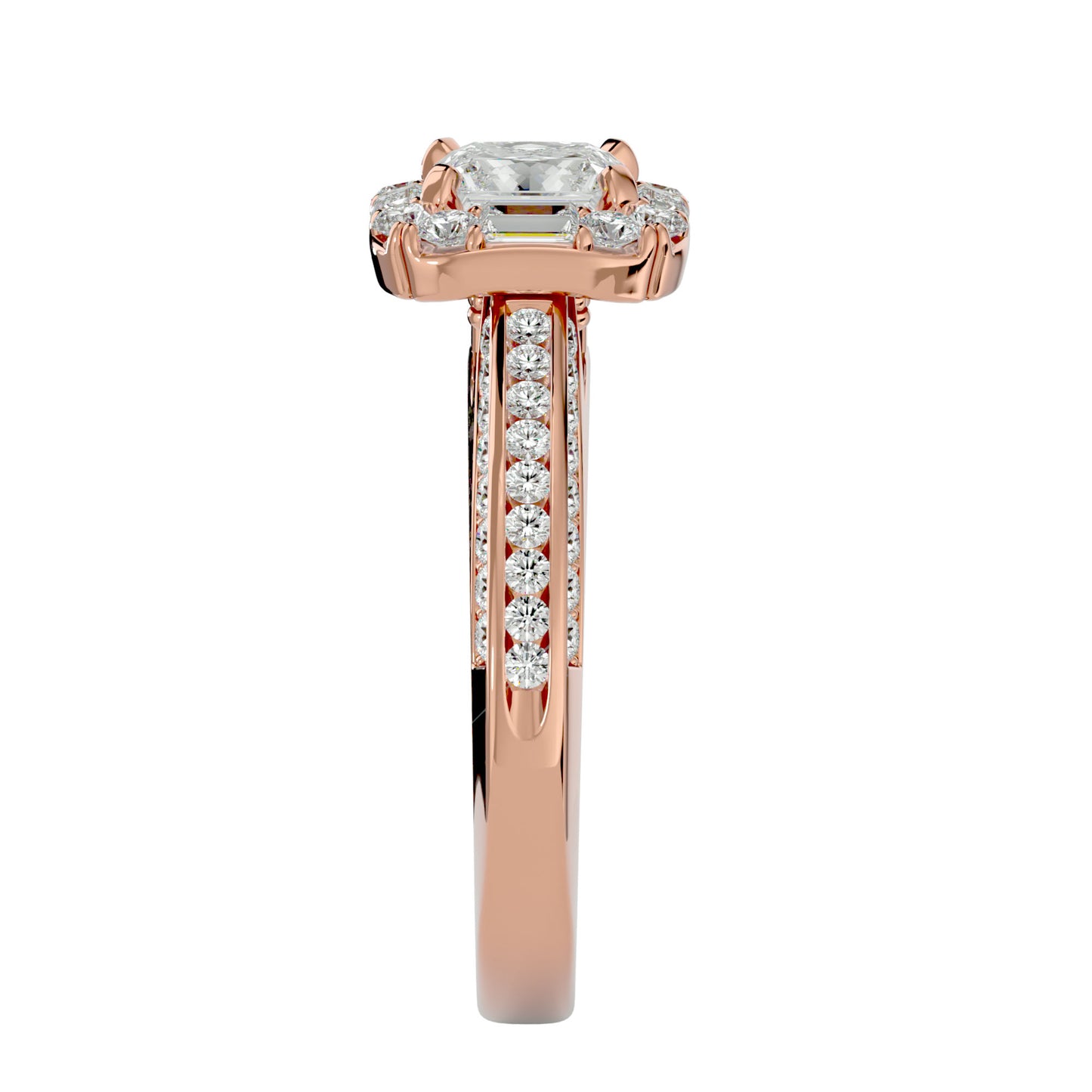 Piu Princess Diamond Engagement Ring