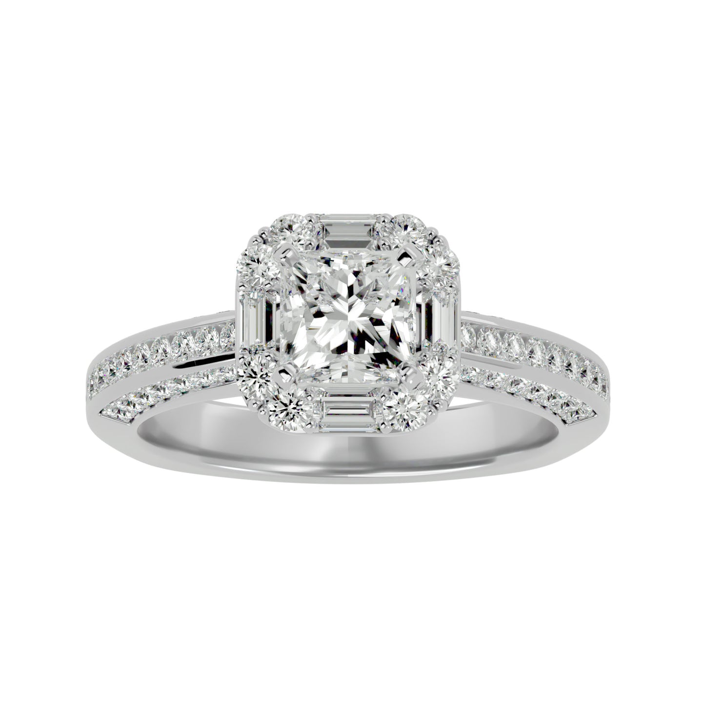 Piu Princess Diamond Engagement Ring