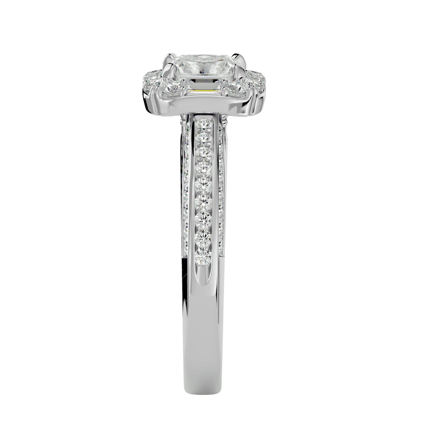 Piu Princess Diamond Engagement Ring