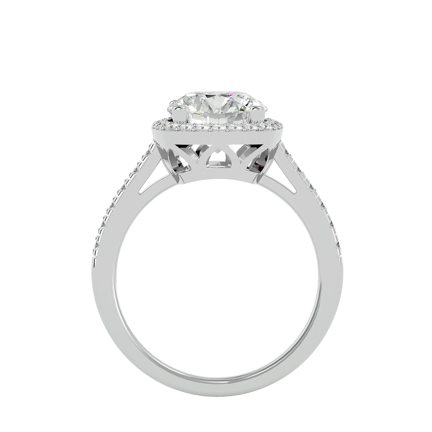 Sonya Halo Diamond Engagement Ring