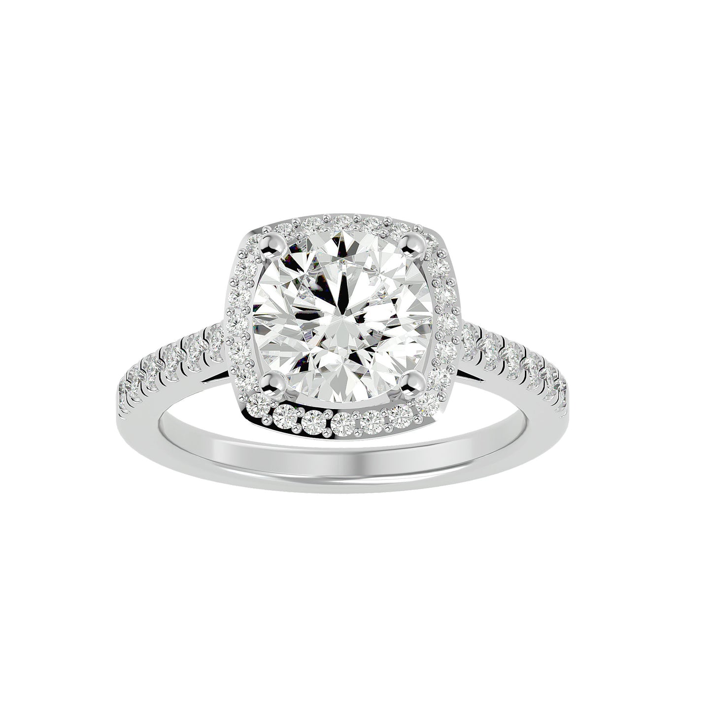 Sonya Halo Diamond Engagement Ring