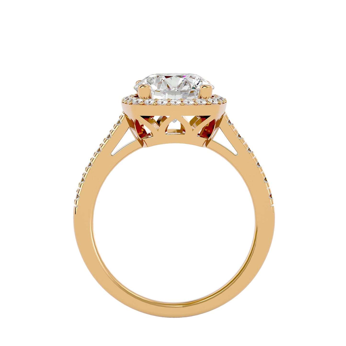 Sonya Halo Diamond Engagement Ring