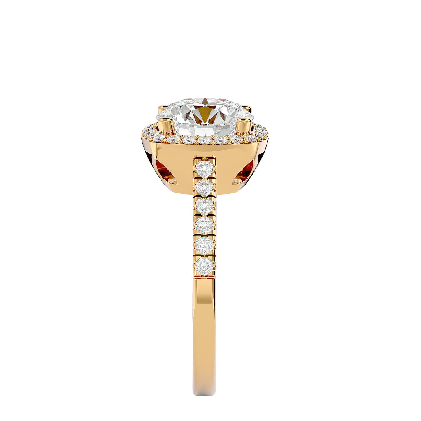 Sonya Halo Diamond Engagement Ring