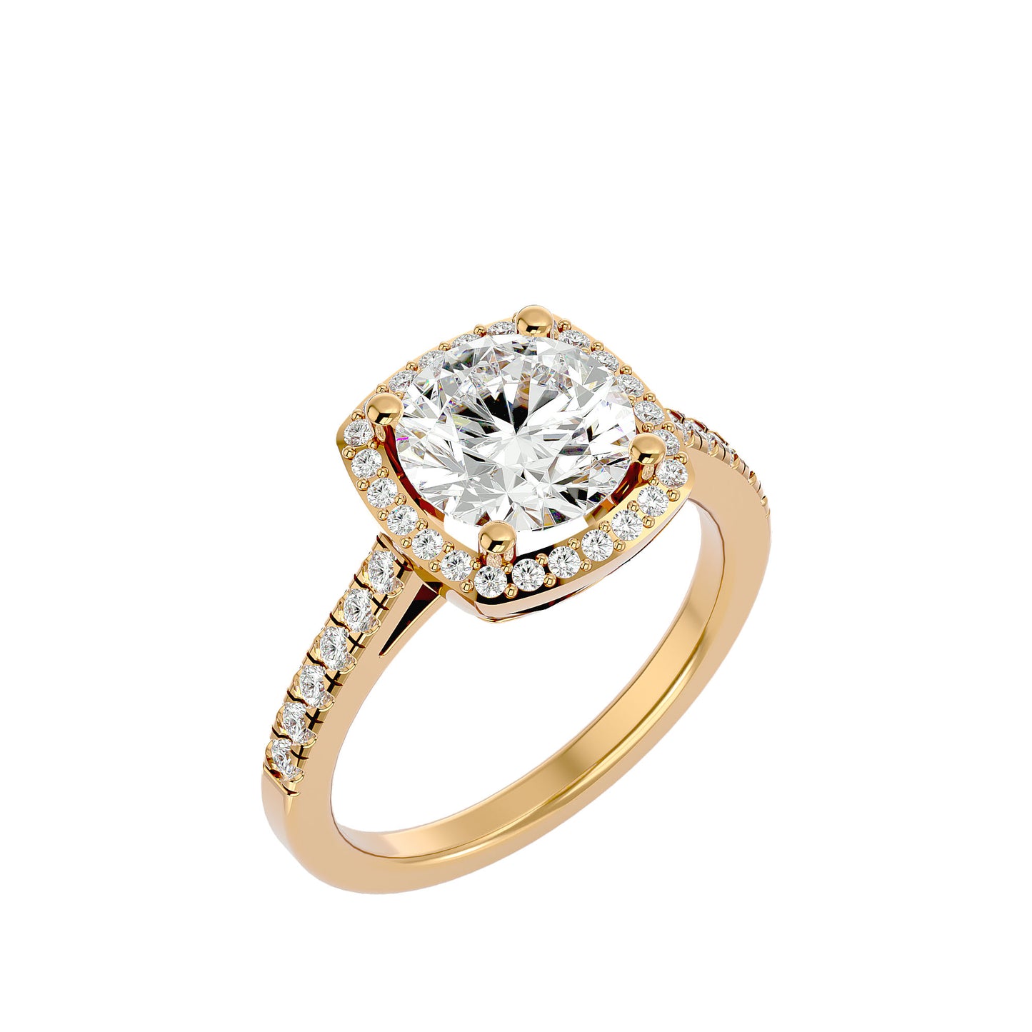 Sonya Halo Diamond Engagement Ring