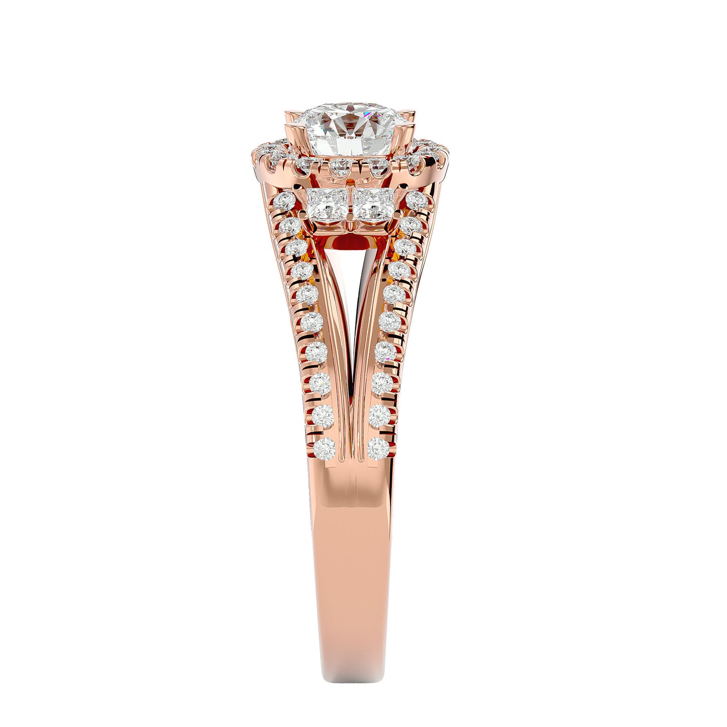 Saskia Halo Diamond Engagement Ring