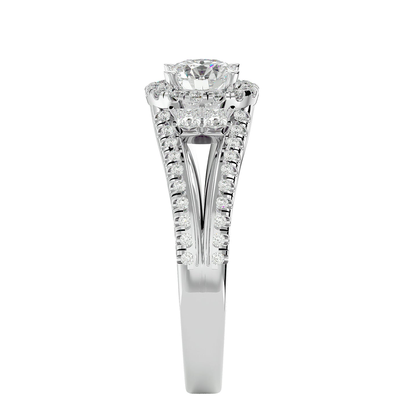 Saskia Halo Diamond Engagement Ring