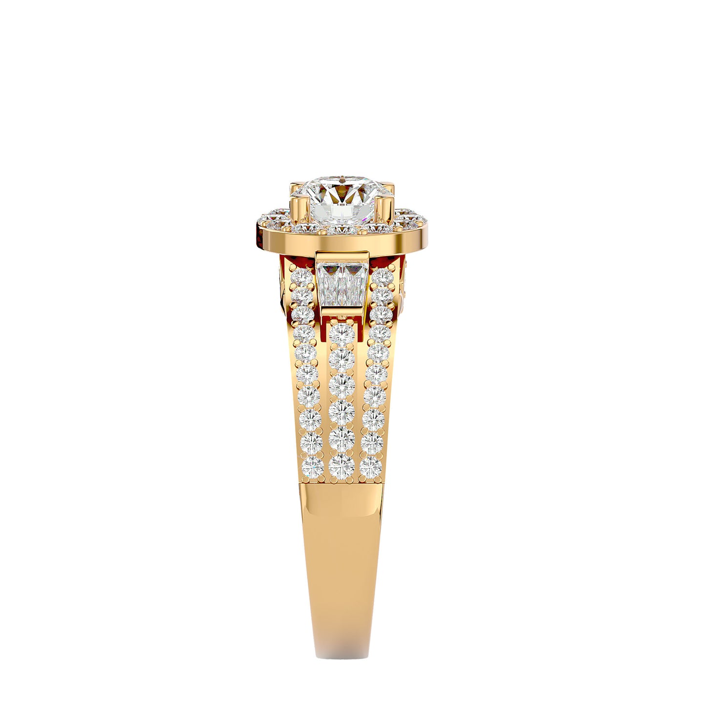 Vivienne Halo Diamond Engagement Ring
