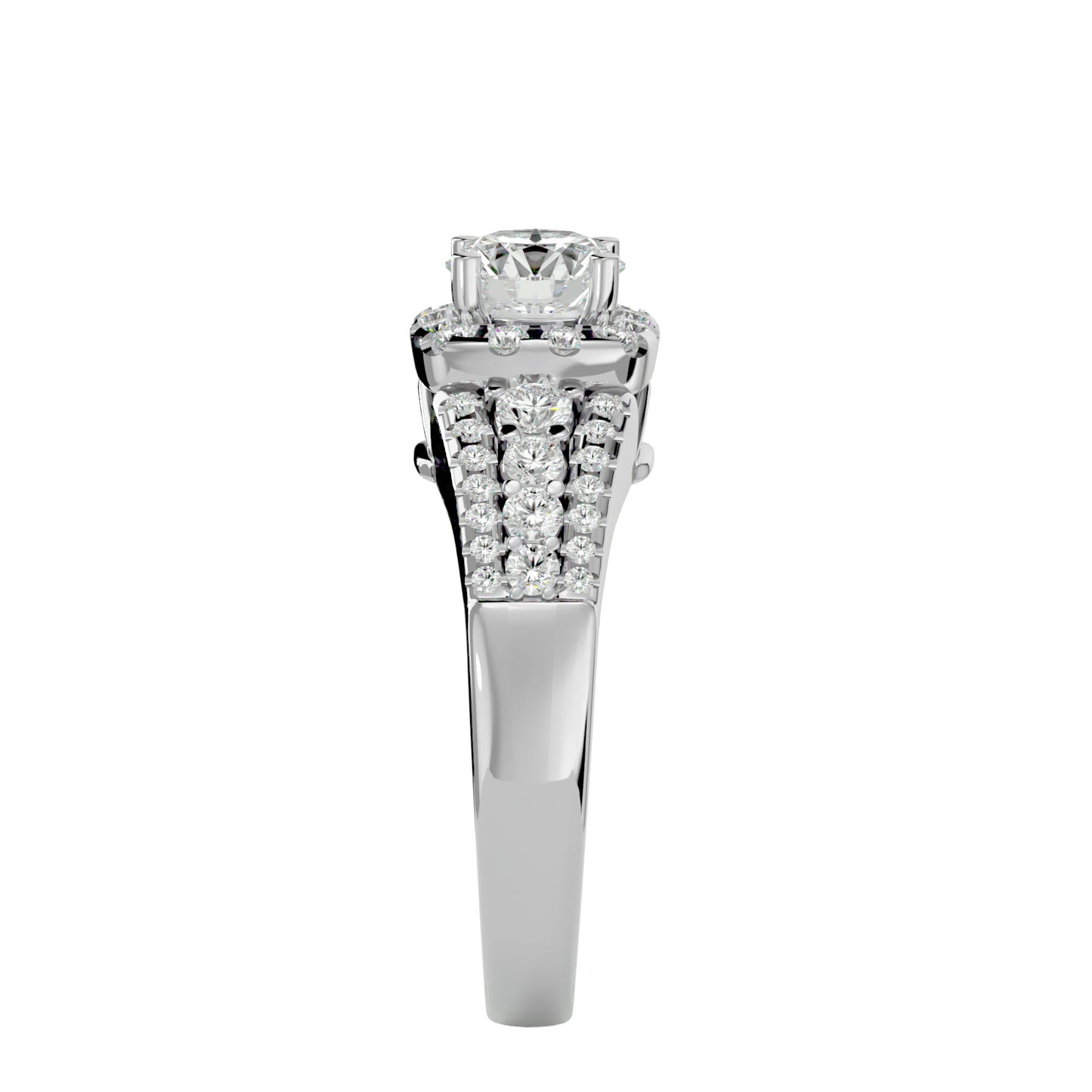 Aline Halo Diamond Engagement Ring