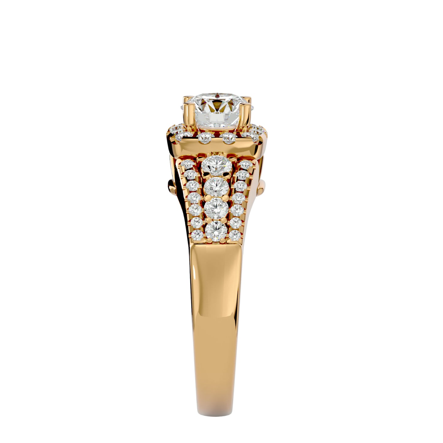 Aline Halo Diamond Engagement Ring