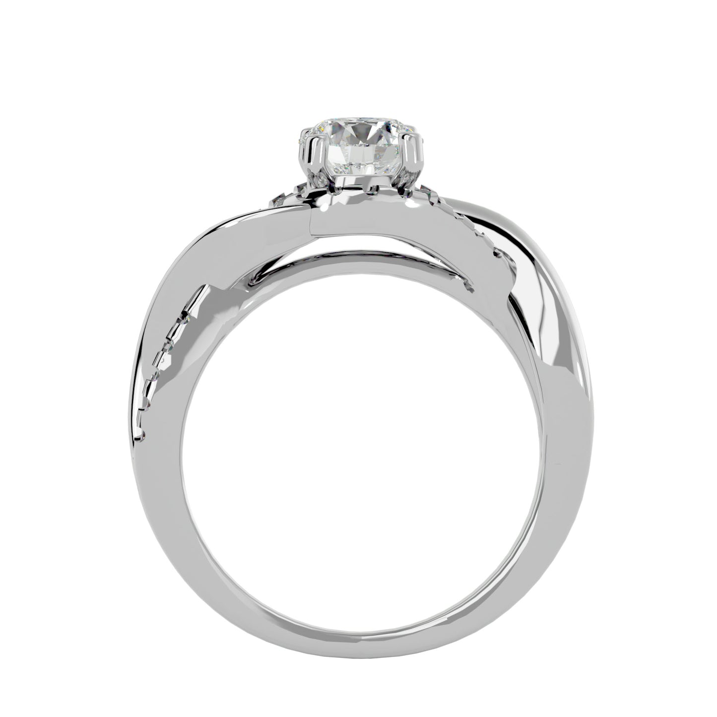 Samira Halo Diamond Engagement Ring