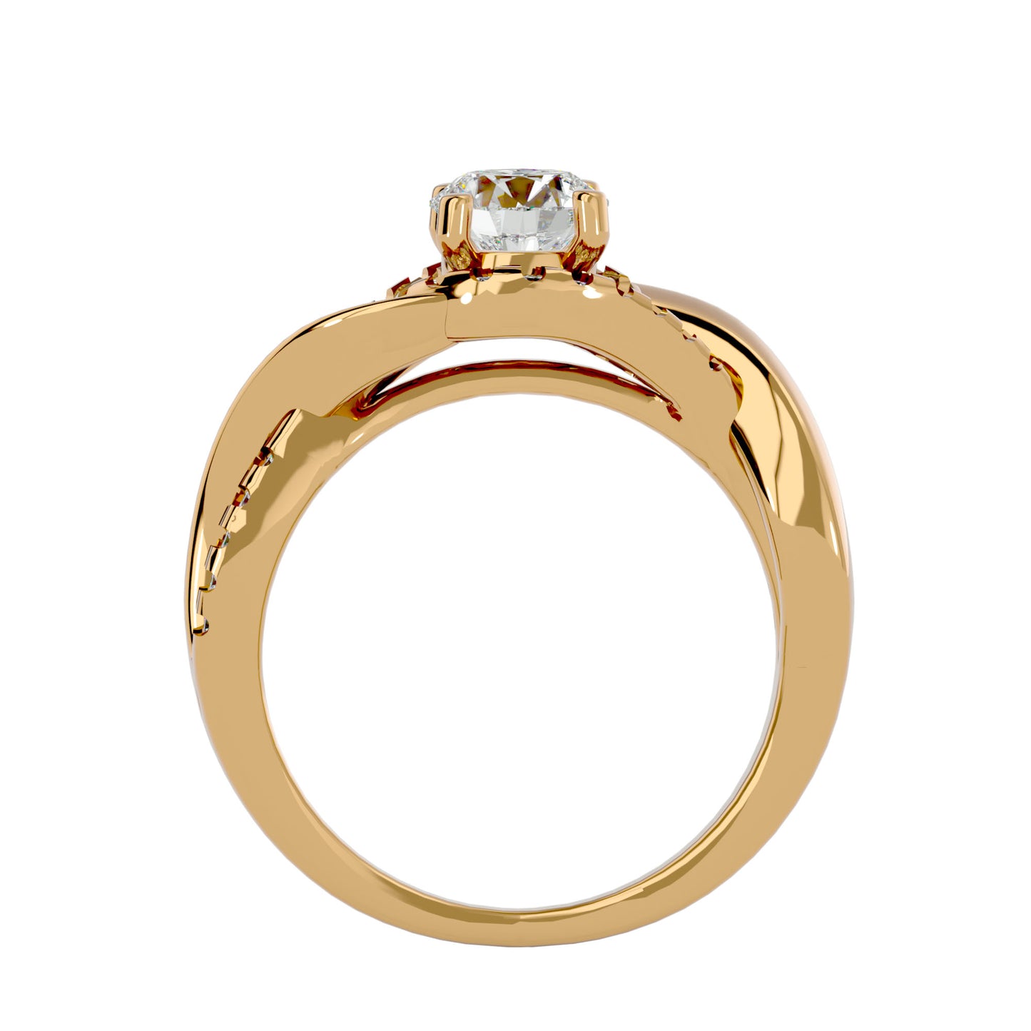 Samira Halo Diamond Engagement Ring